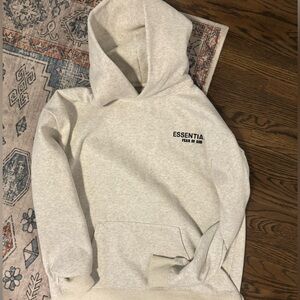 Essentials fear of god grey Hoodie